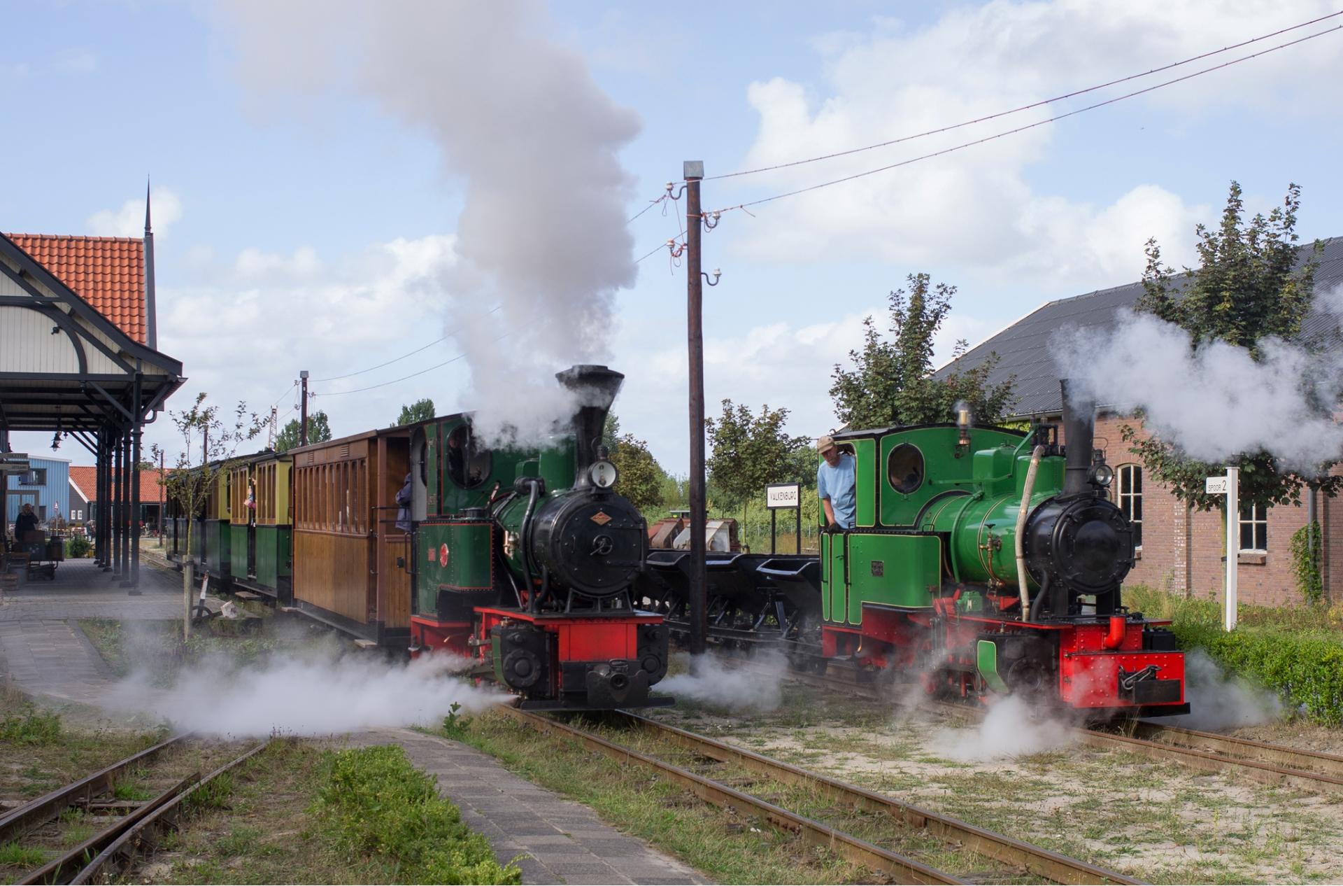 Stoomtrein Katwijk Leiden